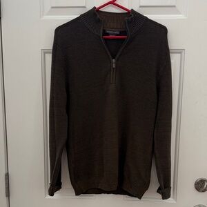 Exofficio Men's Olive Zip-Up Sweater